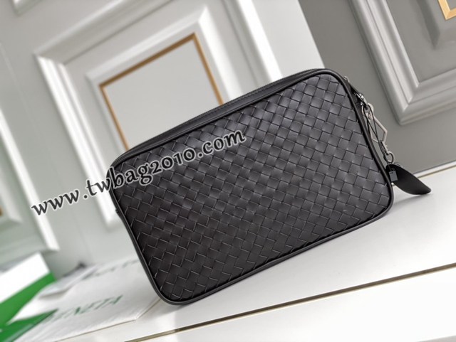 Bottega veneta高端男包 98023 寶緹嘉男士手包 BV經典款胎牛皮純手工編織手拿包  gxz1360